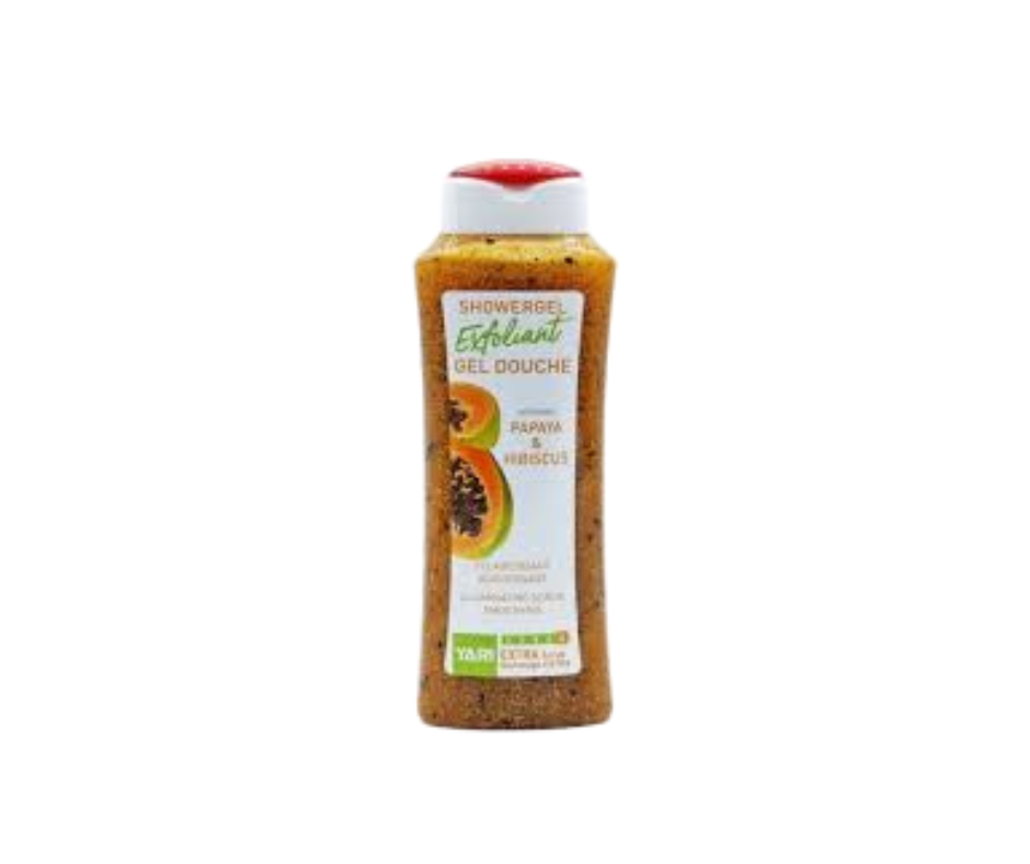 YARI Gel Douche Exfoliant Papaya & Hibiscus 500ml