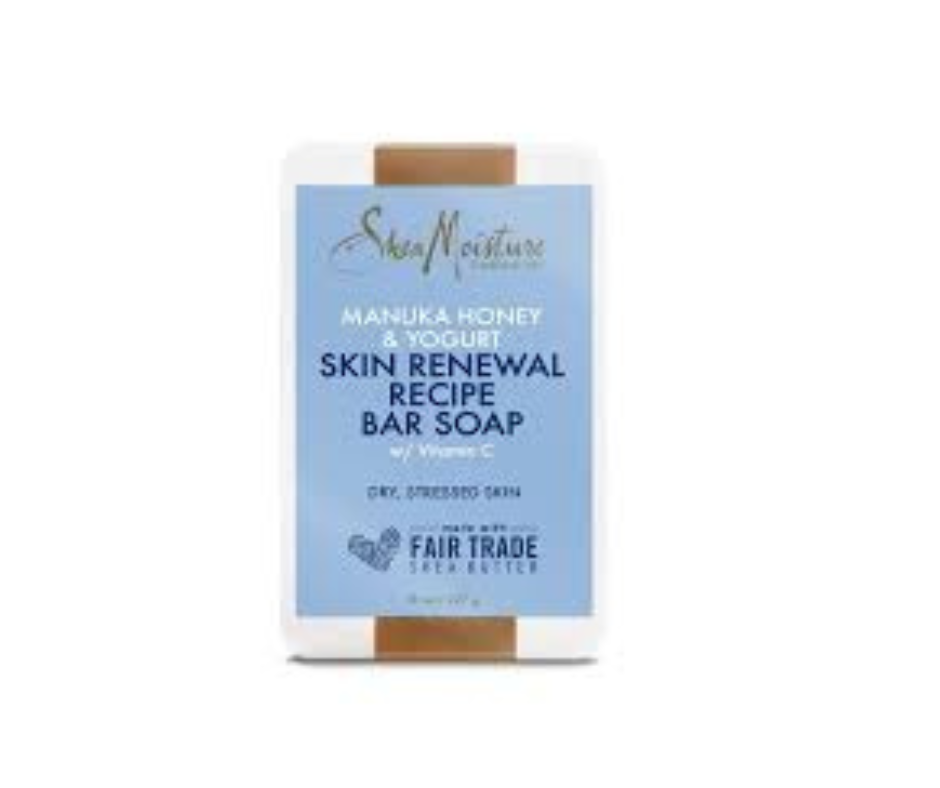 SHEA MOISTURE MANUKA HONEY AND YOGURTSKIN RENEWAL RECIPE BAR SOAP 227g