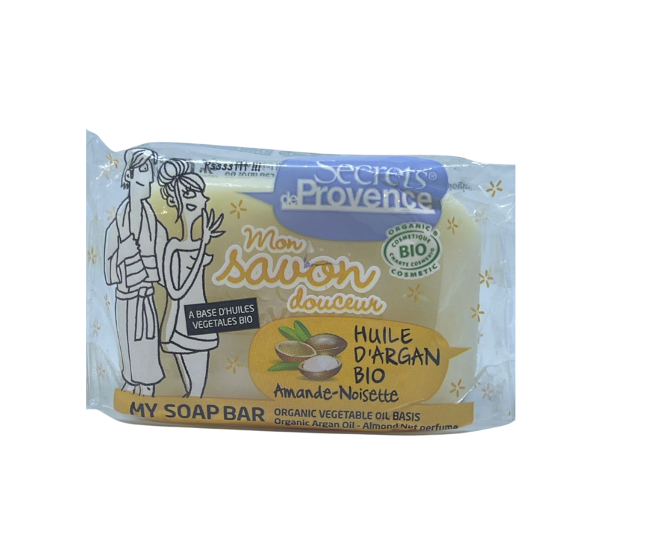 Secrets de Provence Savon Bio à l'Huile d’Argan 100 g