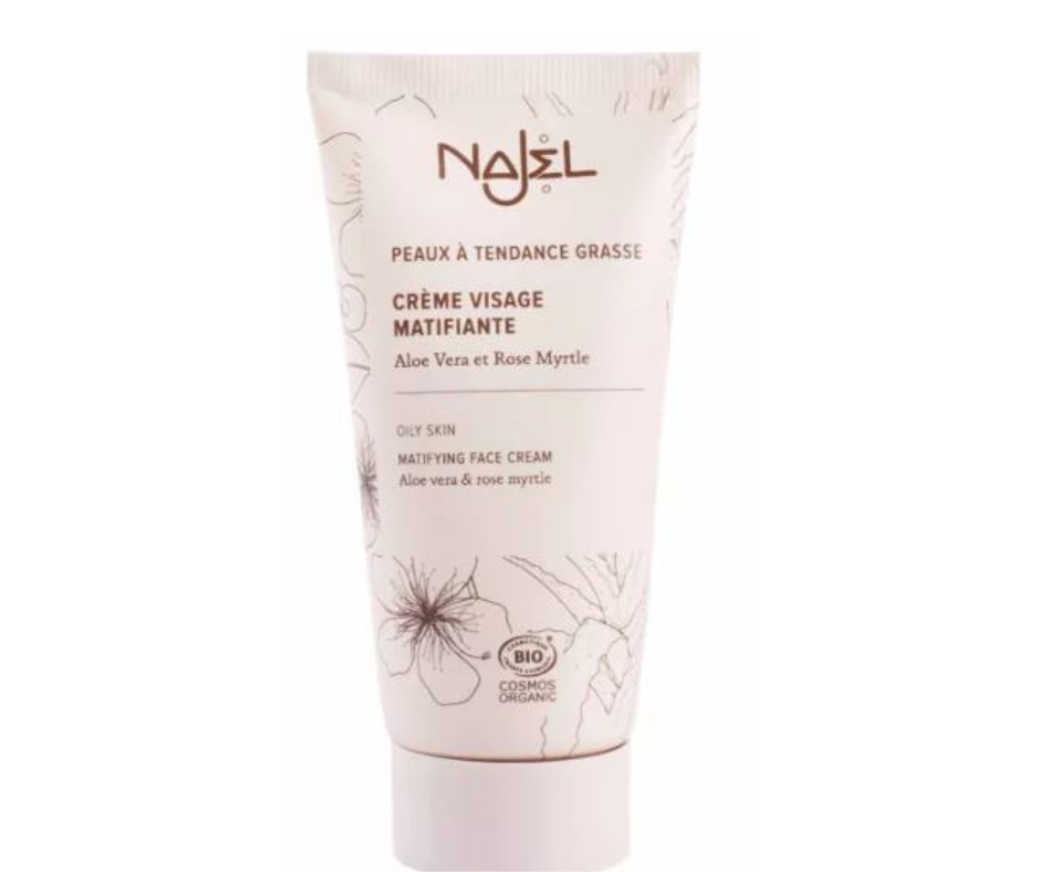 NAJEL Crème visage matifiante Cosmos Organic Peaux à tendances grasses - 50 ml