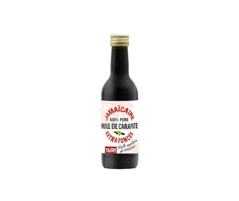 YARI Huile de Carapate Extra Foncée 100% PURE 250ML (Jamaican Black Castor Oil)