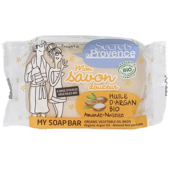 Secrets de Provence Savon Bio à l'Huile d’Argan 100 g
