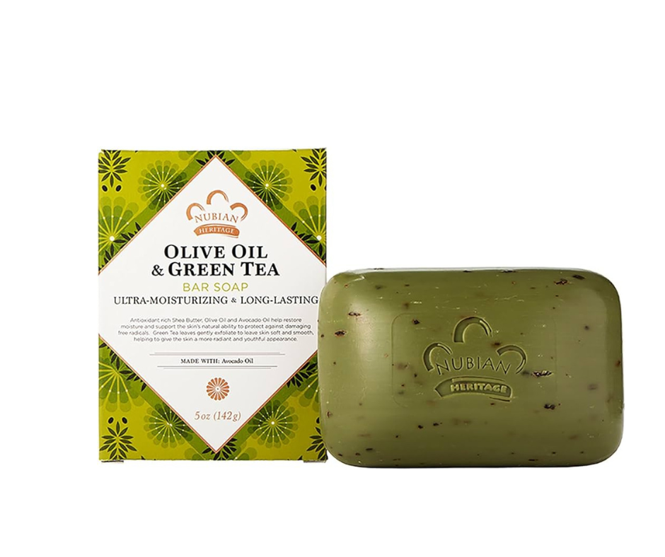 NUBIAN Heritage - Olive oil & Green tea - Savon ultra hydratant & longue durée 142g