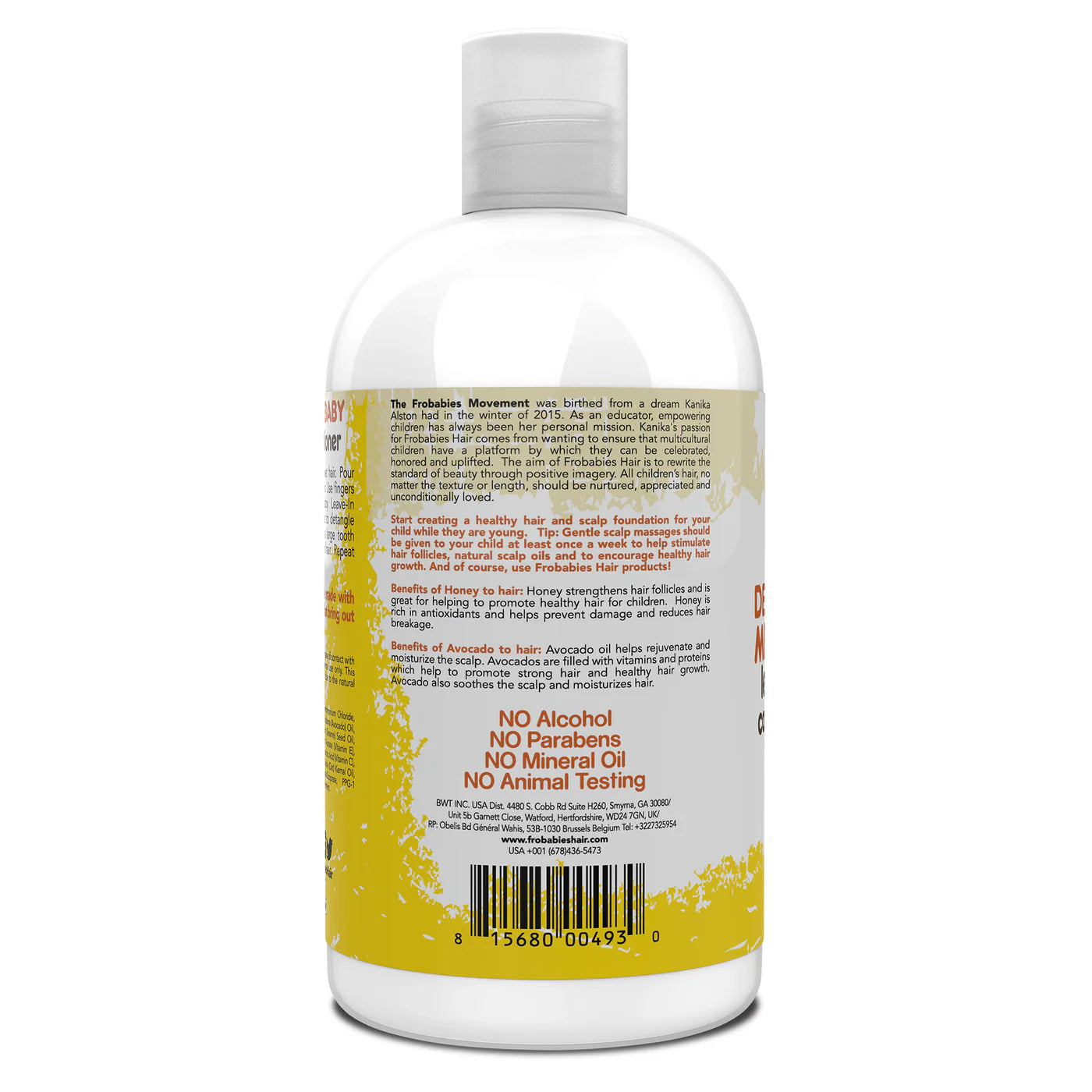 FROBABIES HAIR Detangle Me Baby Leave-in Conditioner (Après-shampooing sans rinçage) 355ML